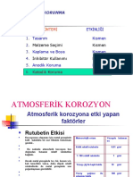 Atmosferik Korozyon Ve Boya