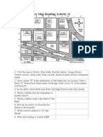 City Map Reading Activity