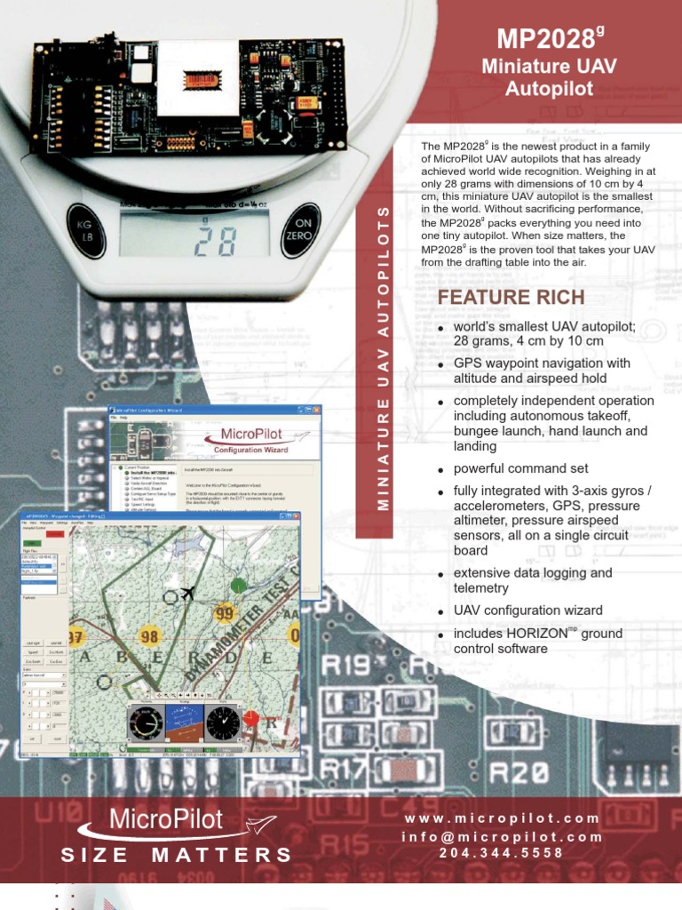 World's Smallest UAV Autopilot MP2028 | PDF | Unmanned Aerial Vehicle ...