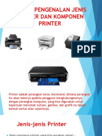 Materi Pengenalan Jenis Printer Dan Komponen Printer
