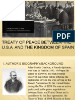 Treaty of Peace Between The U.S.A and The Kingdom of Spain