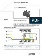 Park-Release Emergency Valve (PREV) 971 002: Application