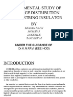 Experimental Study of Voltage Distribution Along String Insulator BY