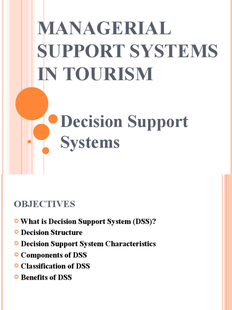 Decision Support Systems in Tourism | PDF | Decision Support System ...