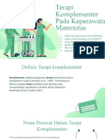 TERAPI KOMPLEMENTER PADA KEPERAWATAN MATERNITAS