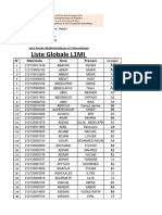 (Mise À Jour Le 21-10-2021) Liste Globale de Première Année Mi 2021-2022