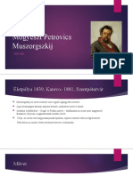 Osztályos Zenetörténet Jegyzet Mogyeszt Petrovics Muszorgszkij