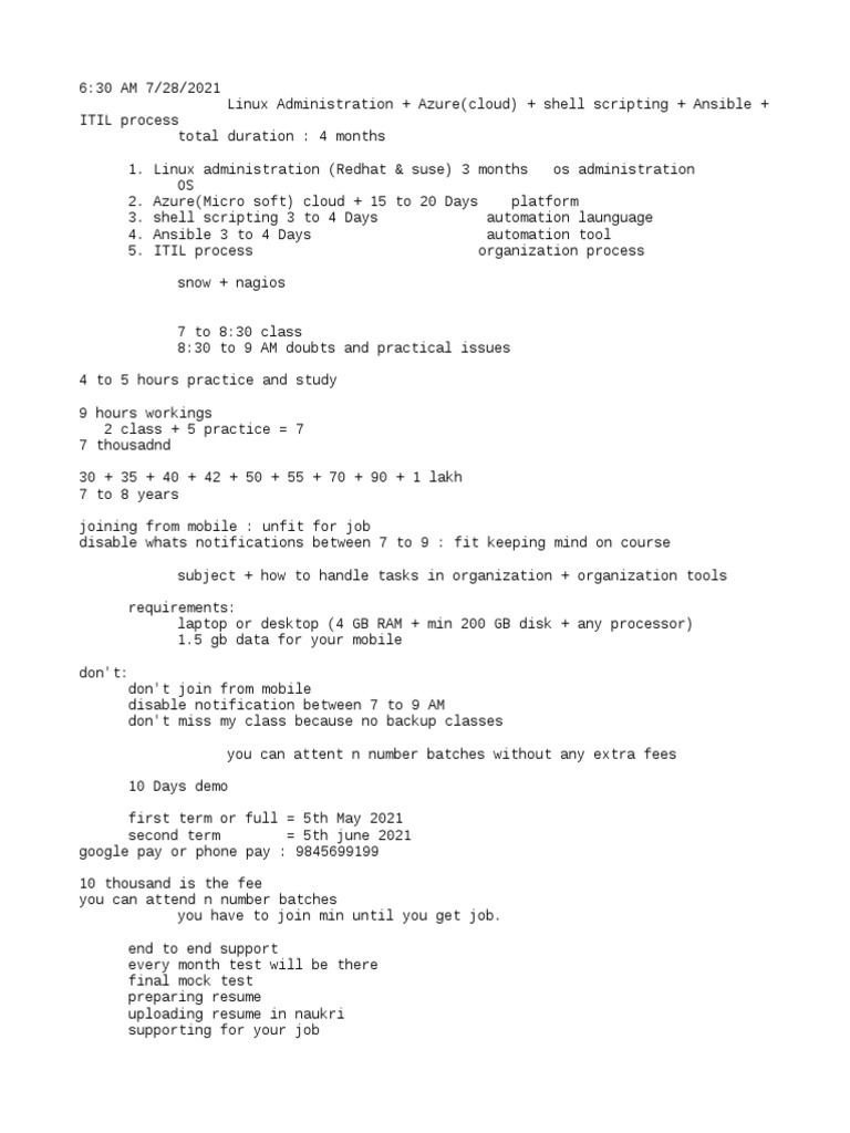 Batch24 - Azure Rescue Mode-Interview Questions-08-Oct-2021 | Download ...
