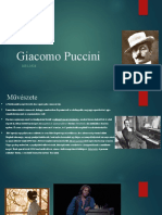 Giacomo Puccini 10. Osztályos Zenetörténet