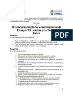 Convocatoria El Hombre y La Tierra 2006 1