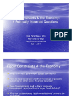 Fiscal Constraints & The Economy