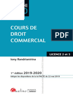 Cours de Droit commercial - Iony Randrianirina