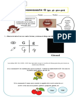 Guía Consonante G - Ge, Gi, Gue, Gui