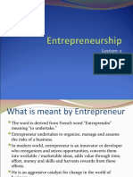 Entrepreneurship Lecture 2