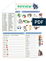 Match sentences activity and corrections