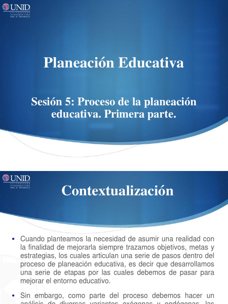 Etapas de la Planeación Educativa | PDF | Planificación