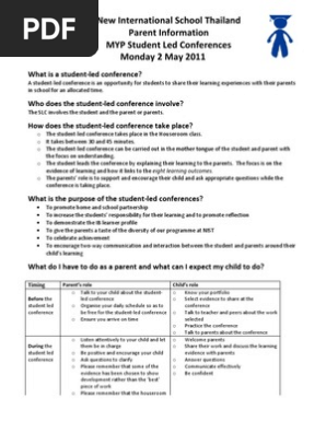 MYP Parent Information SLC 2011