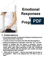 Topic #12 Emotional Responses To Pregnancy