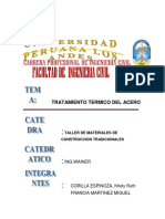 242871053 Monografia de Tratamientos Termico Del Acero Docx