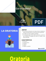 Naturaleza de La Oratoria Informativa