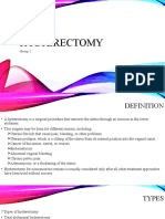 Hysterectomy Report