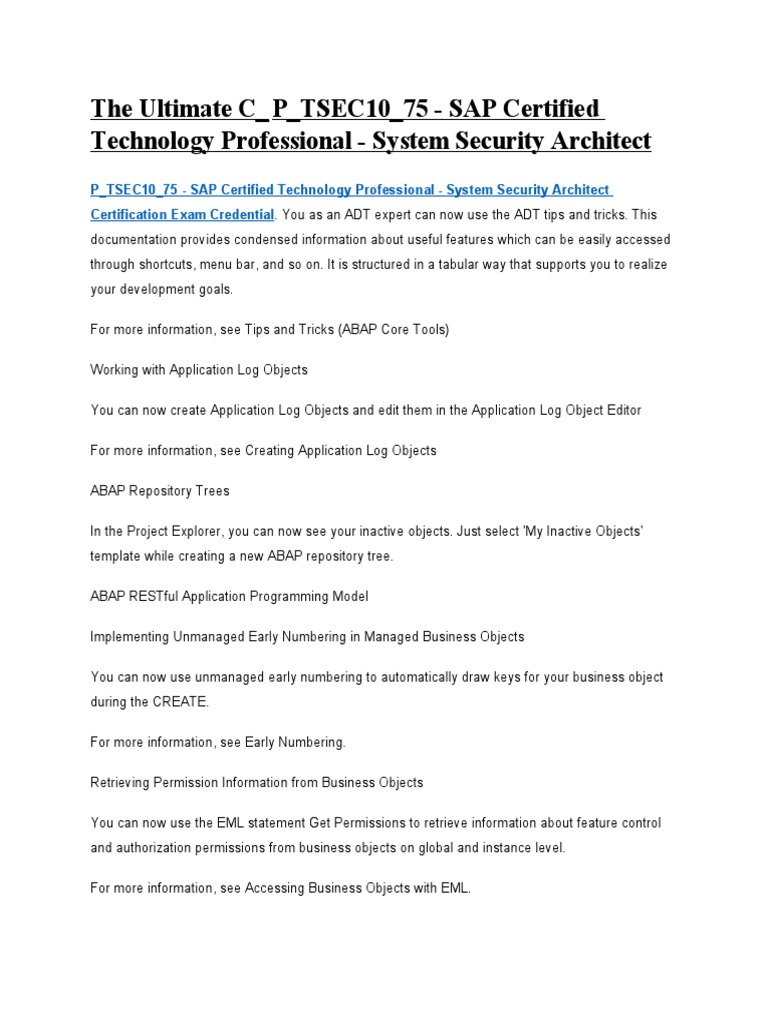 the-ultimate-c-p-tsec10-75-sap-certified-technology