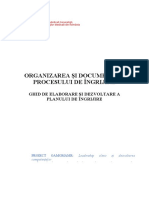 Ghid de Elaborare Dezvoltare a Planului de Ingrijire