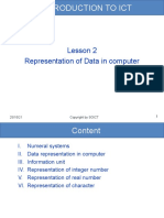 Lesson 2 - Data in Computer