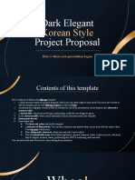 Dark Elegant Korean Style Project Proposal by Slidesgo