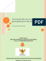 Standar Pelayanan Kefarmasian Di Apotek 35 (Dra. Lismanizar. SP - FRS, Apt)