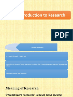 Unit 1 Introduction To Research