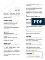 Cuidados Alimentares em Neutropenia No Domicílio