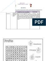 Planeación de Clases 101 The Fruits