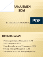 Pengantar Manajemen SDM