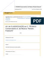 Gmail - AV. de CLASSIFICAÇÃO Ao C. TÉCNICO Conservatório E. de Música - Renato Frateschi