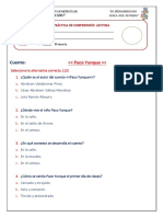 5 Paco Yunque EXAMEN DE COMPRENSIÓN LECTORA