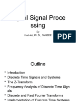 Digital Signal Proce Ssing: by Ihab Ali, PH.D., SMIEEE