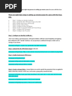 Anyconnect VPN (Remote Access)