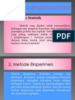 F. Metode-Metode Sosiologi