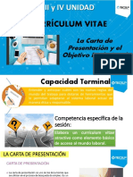 03 Diapositivas. CV I. La Carta de Presentación