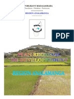 Plan Régionale de Développement - Région Analamanga (Région Analamanga - 2005)