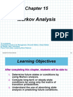 Markov Analysis: To Accompany by Render, Stair, and Hanna Power Point Slides Created by Brian Peterson