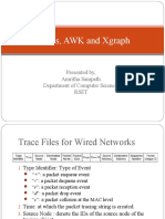 Traces, AWK and Xgraph: Presented By, Amritha Sampath Department of Computer Science Rset