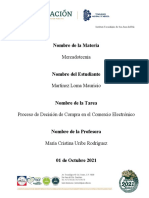 Proceso de Decisión de Compra en El Comercio Electrónico