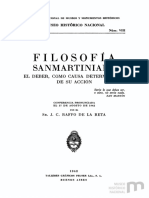 #8.filosofía Sanmartiniana: El Deber, Como Causa Determinante de Su Acción.