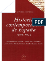 Historia Contemporánea de España 1808-1923 Editado