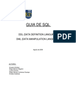 Guia de SQL Ddl Data Definition Language