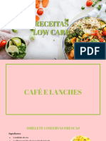 Receitas Low Carb para Café e Lanches