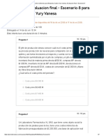 Historial de Exámenes Para Benjumea Castro Yury Vanesa_ Evaluacion Final - Escenario 8t