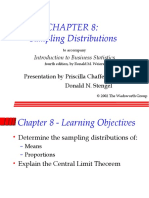 Sampling Distributions: Introduction To Business Statistics